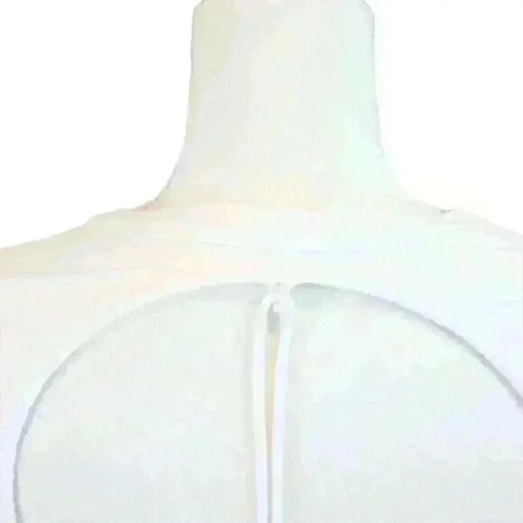A.L.C. White Long Sleeve Open Back Backless Cutout Cotton T Shirt Size Small - Picture 7 of 8